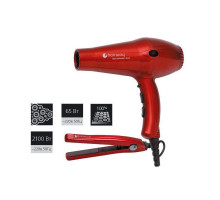 Фен Hairway Ruby Ceramic 2100W + щипцы-выпрямители HW 65W