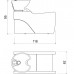 Мойка парикмахерская FLATIRON E 1P