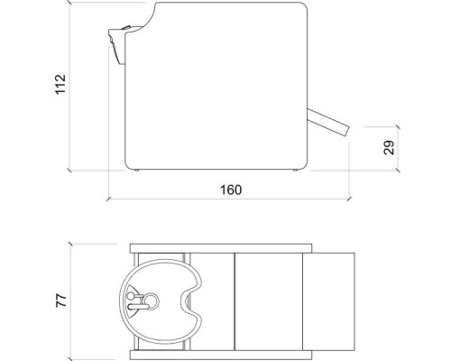 Мойка парикмахерская PRIVACY WASH E 1P