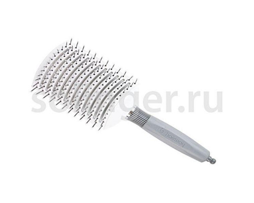 Щетка Hairway Silver Drops 13-ряд.мас.керамика нейл.штиф.