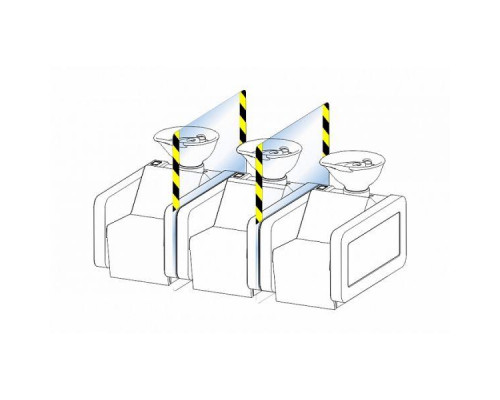 Защитный экран для парикмахерских моек Light