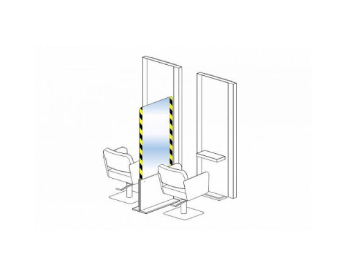 Защитный экран для парикмахерских кресел
